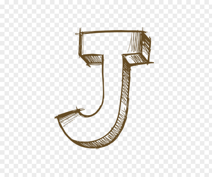 Hand Painted Letters J Letter PNG