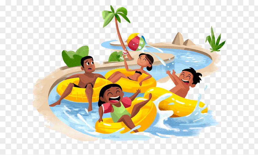 Water Park WetnWild Gold Coast The Fun Valley Beach Lazy River Clip Art PNG