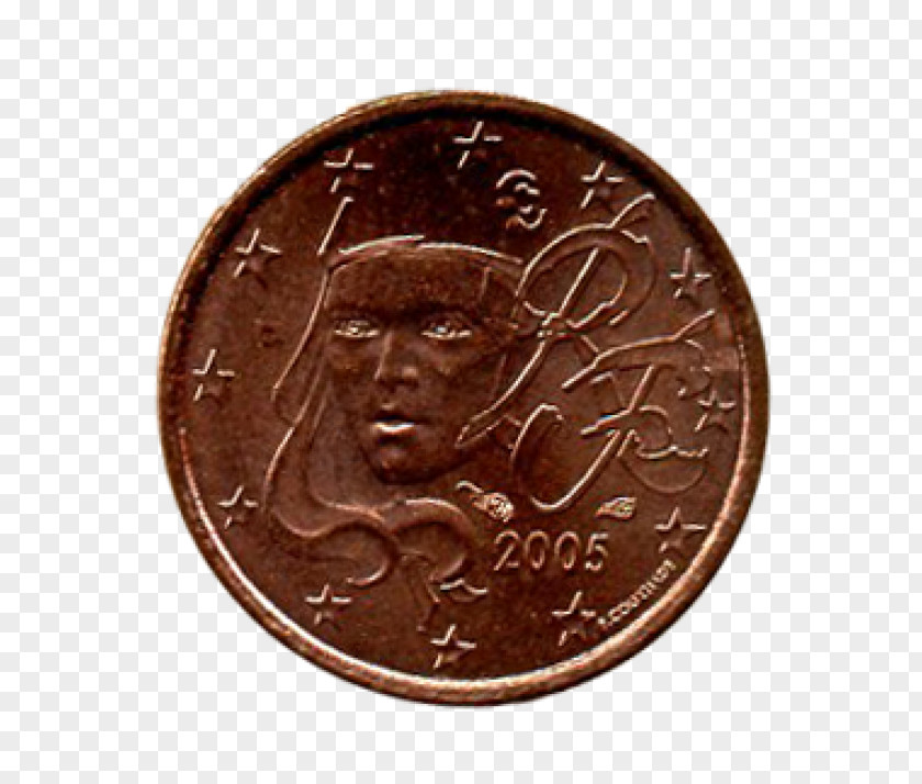 Coin 1 Cent Euro Centime PNG