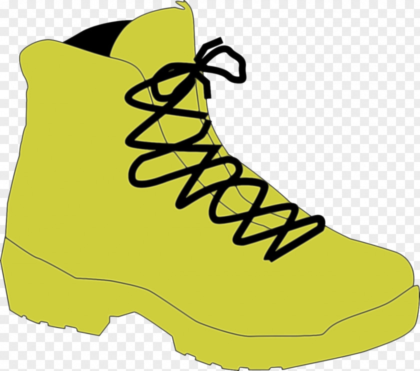 Footwear Shoe Yellow Boot Hiking PNG