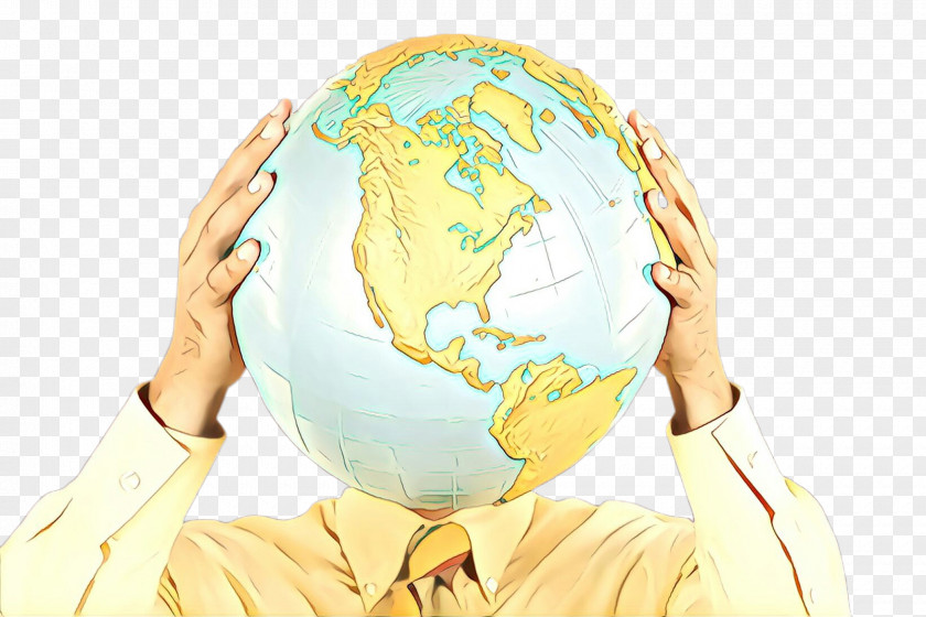 Head Globe Human World Hand PNG