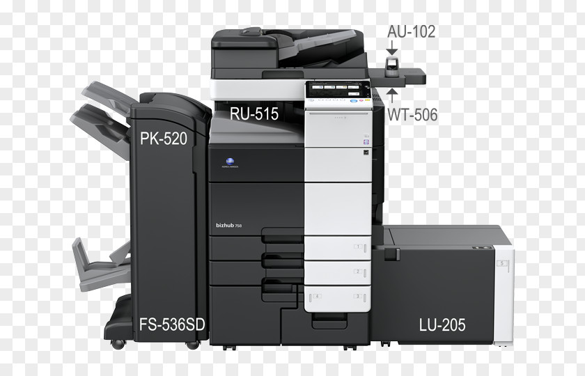 Printer Konica Minolta Multi-function Photocopier Printing PNG