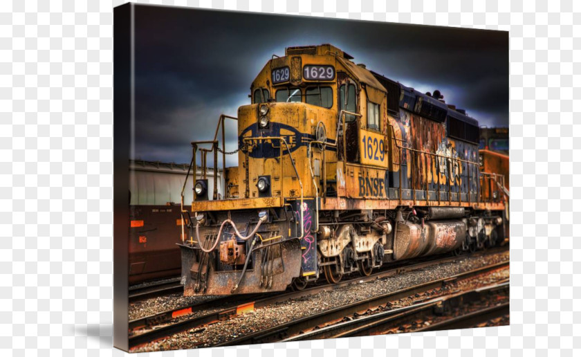 Train Saginaw Railroad Car Rail Transport Track PNG