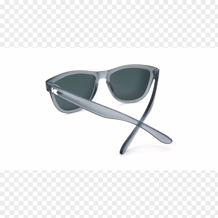 Back Sunglasses Knockaround Monochrome Grey PNG