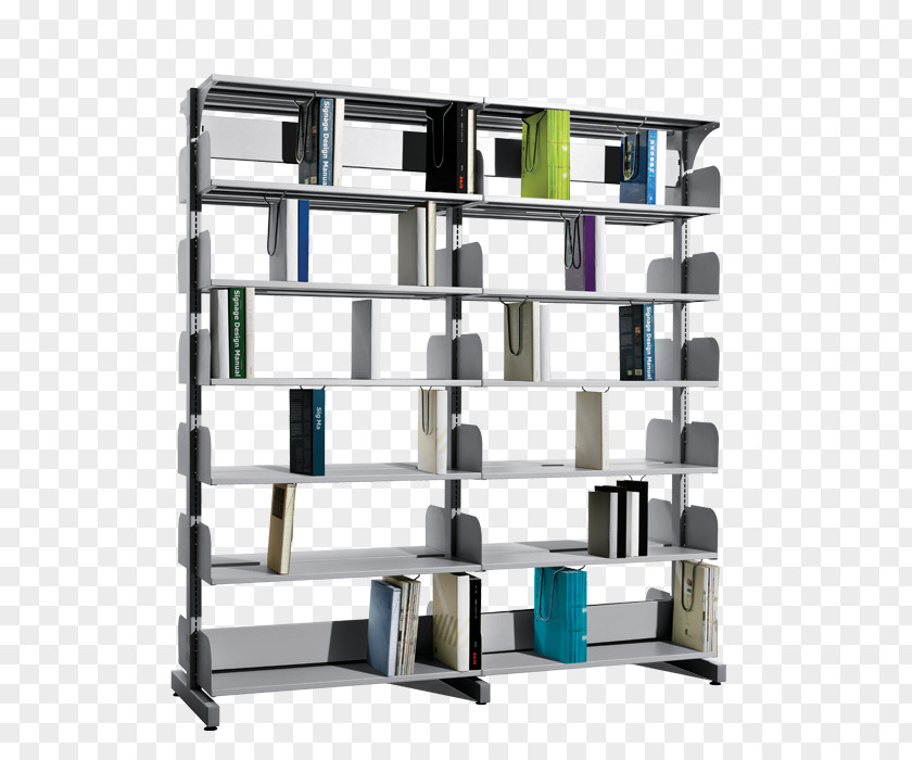 Book Shelves Shelf Bookcase Library Furniture Office PNG