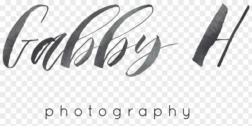 Gabby H Photography Logo Wedding Photographer PNG