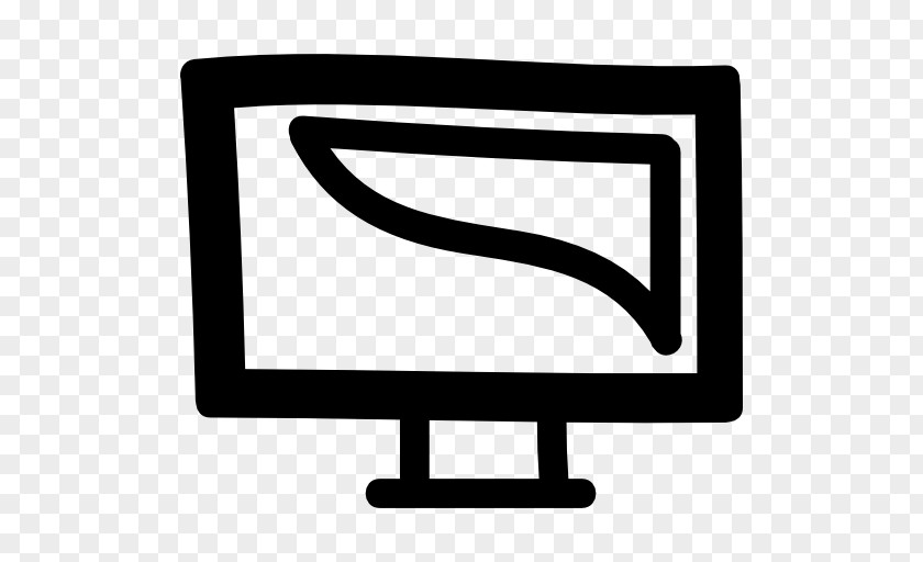 Hand Drawn Computer Display Device Monitors Clip Art PNG