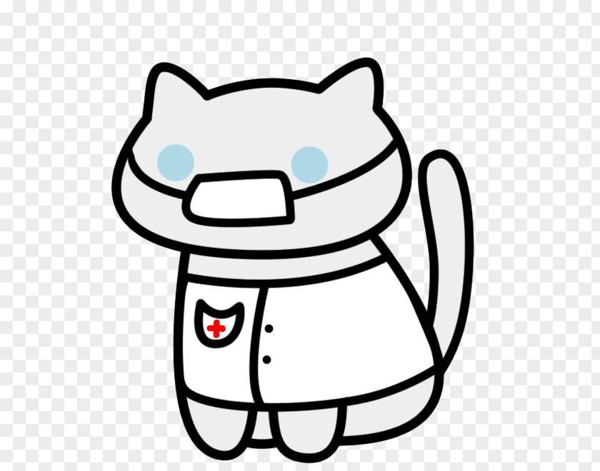 Neko Atsume Line Art Clip PNG