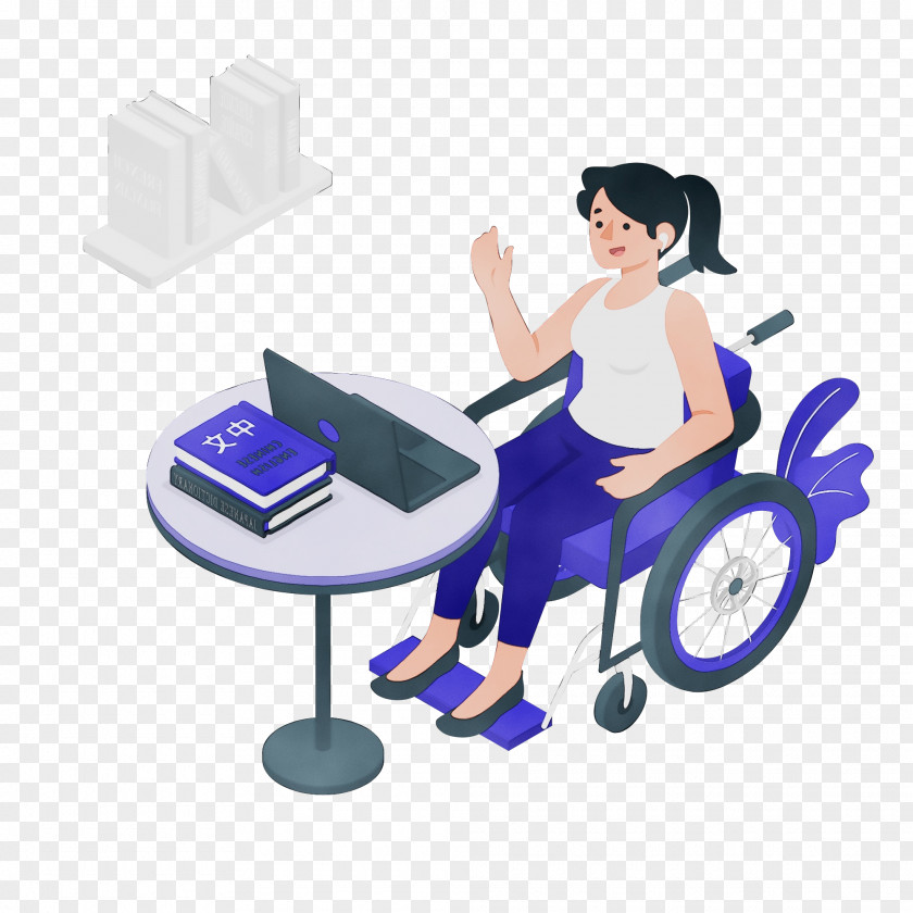 Office Chair Sitting Furniture Cartoon PNG