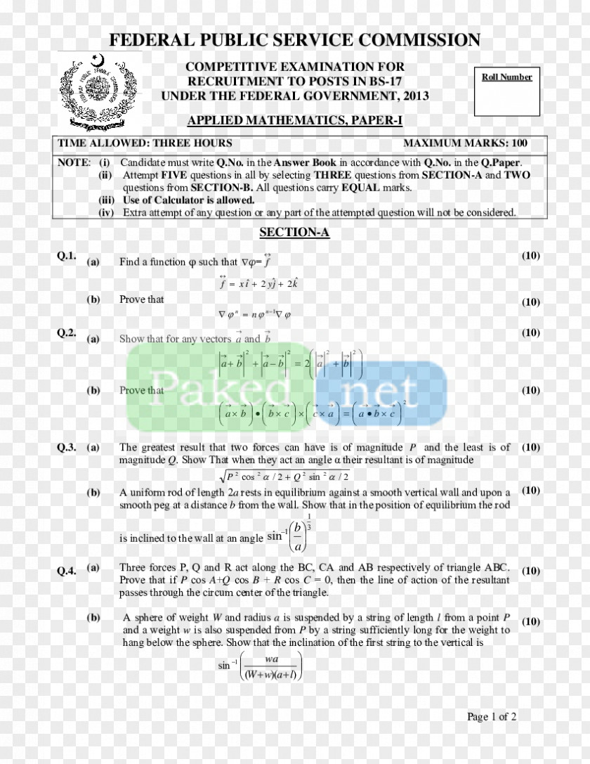Pcs Exam Pattern Document Line PNG