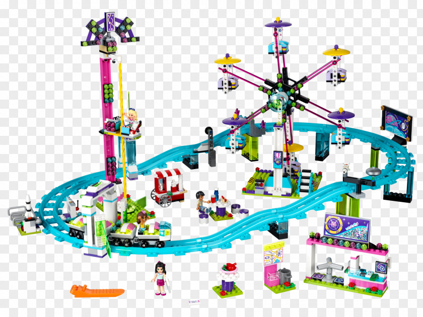 Toy LEGO 41130 Friends Amusement Park Roller Coaster PNG