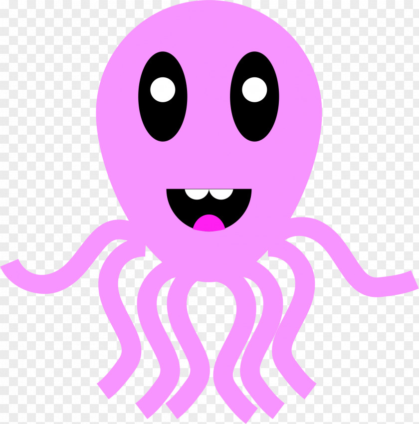 Clipart Octopus Smiley Clip Art PNG