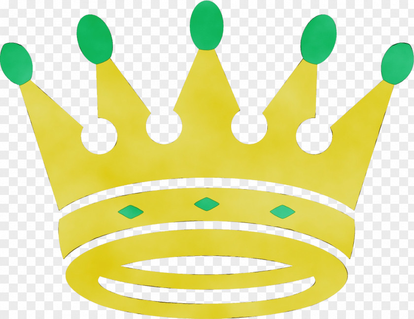 Gesture Yellow King Crown PNG