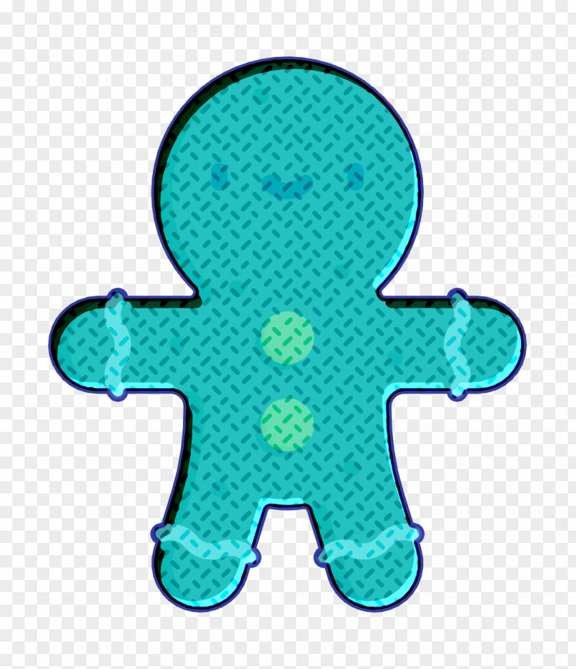 Gingerbread Man Icon Christmas PNG