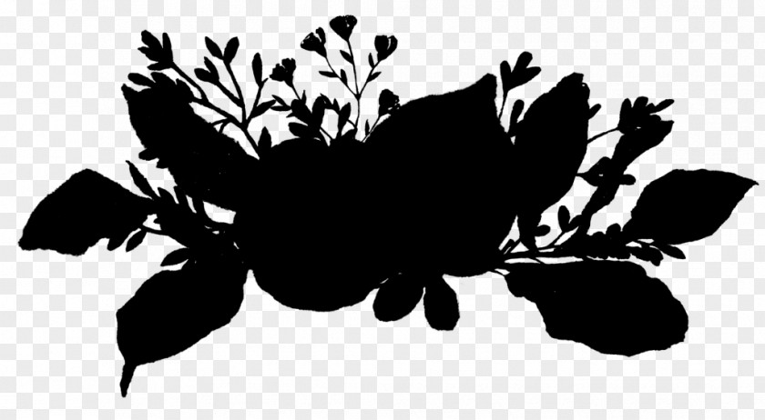 M Flower Desktop Wallpaper Font Silhouette Black & White PNG