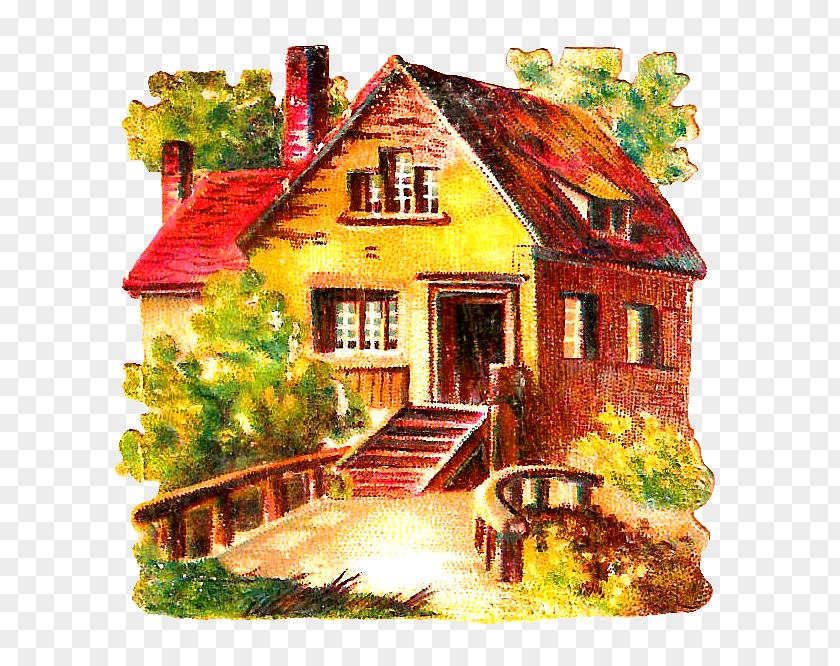 Orange House Cliparts Saltbox Victorian Era Clip Art PNG