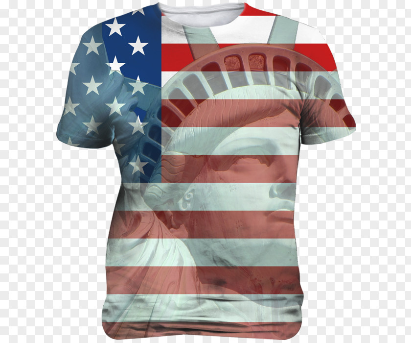 T-shirt Flag Of The United States Independence Day Unisex PNG