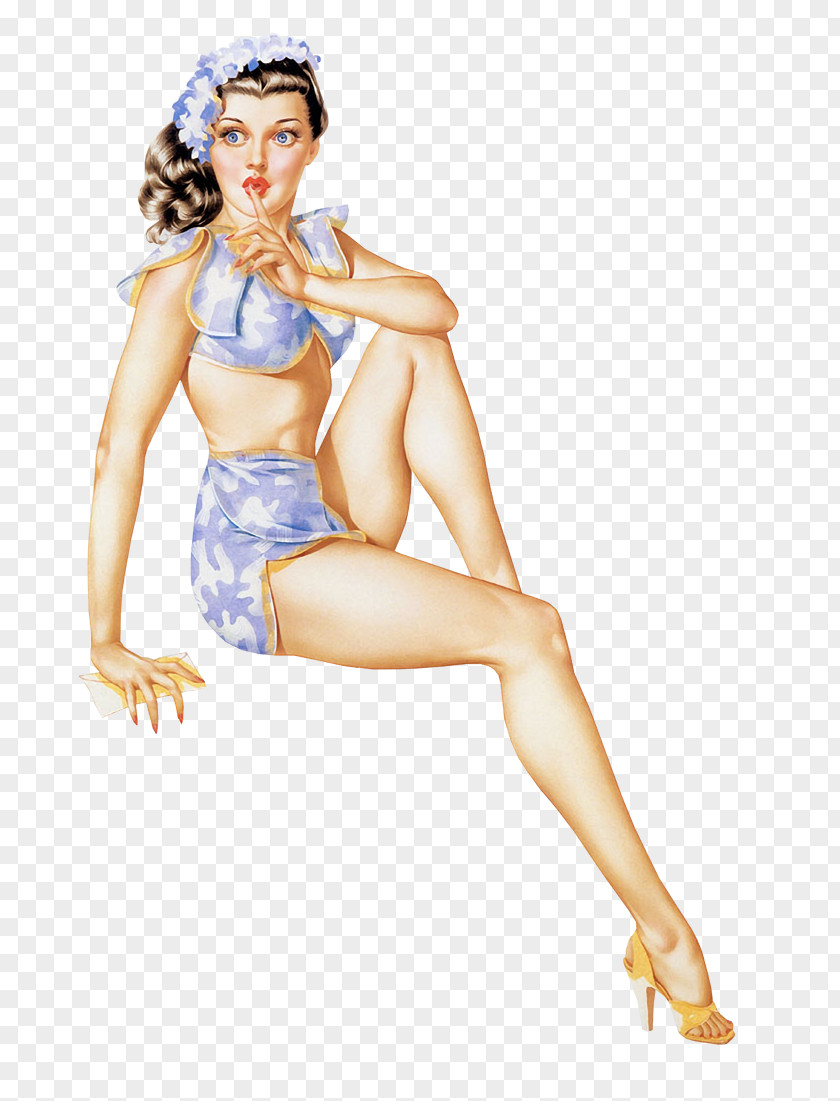 Bettie Page Pin-up Girl Varga 1988 Portfolio: The Esquire Years Art Drawing PNG girl Drawing, Jerry can clipart PNG