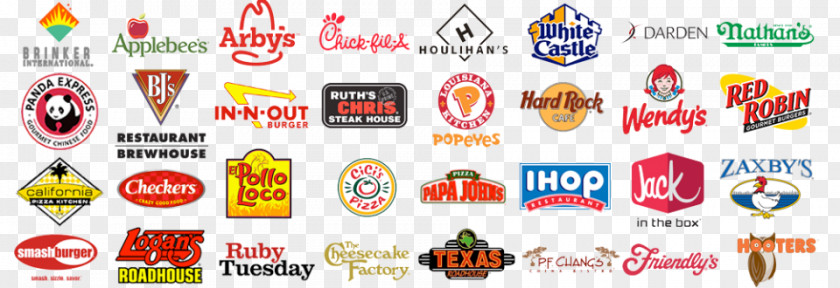 Fast Food Restaurant Logo Brand Banner Label PNG