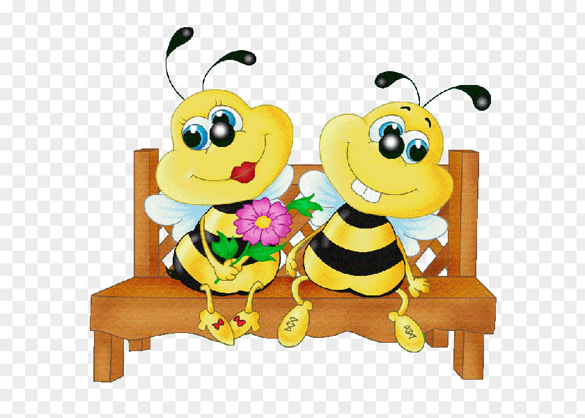 Bee Cartoon Honey Pollination Bumblebee Clip Art PNG