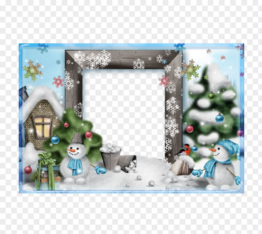 Christmas Frame Picture Clip Art PNG