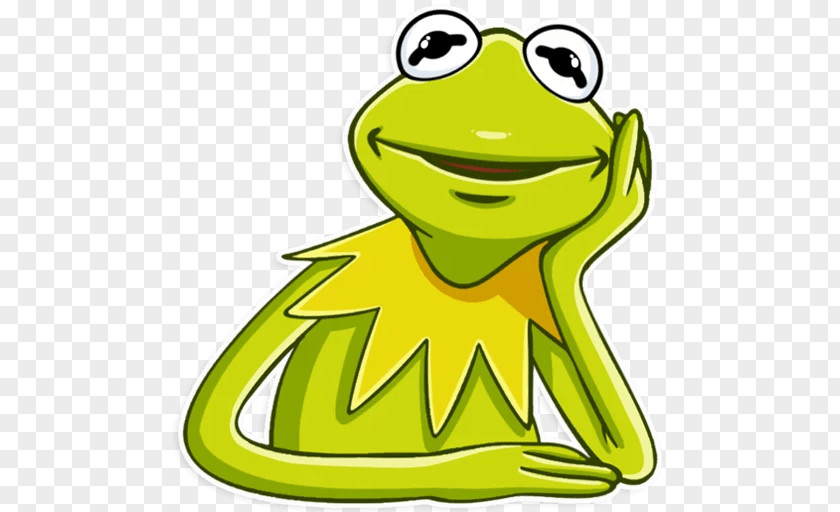 Frog True Kermit The Toad Sticker PNG