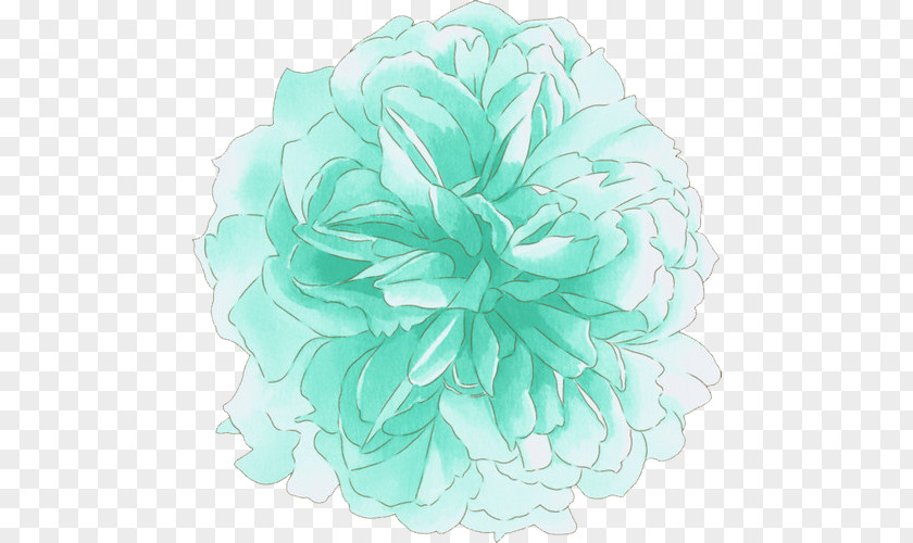 Mint Flowers Flower Peony PNG