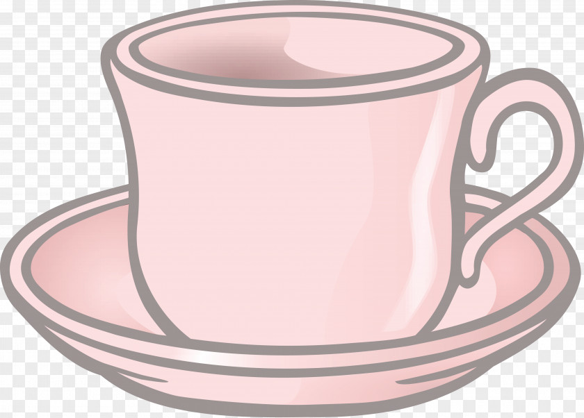 Tea Teacup Coffee Saucer Clip Art PNG