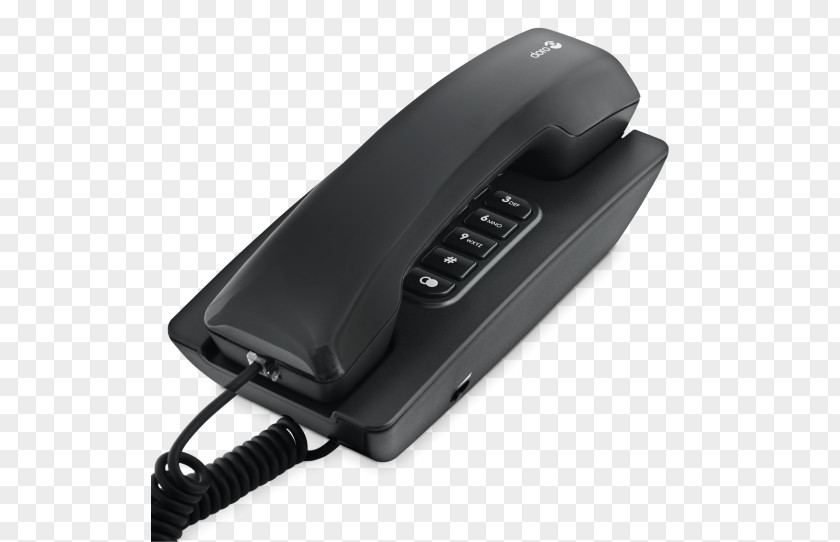 Telephone Fixe Doro 909c Black Home & Business Phones Handset Magna 4000 PNG