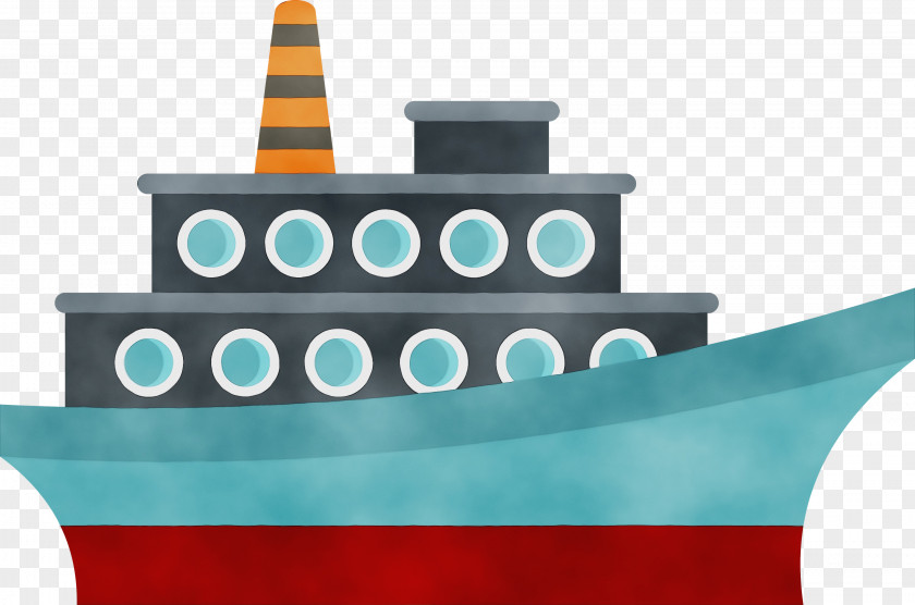 Watercraft Turquoise Aqua Teal Ship Clip Art Cake Decorating Supply PNG
