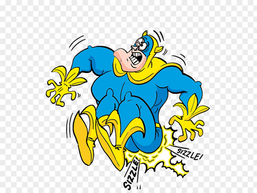 Banana Man Bananaman The Dandy Beano Comics Cartoon PNG