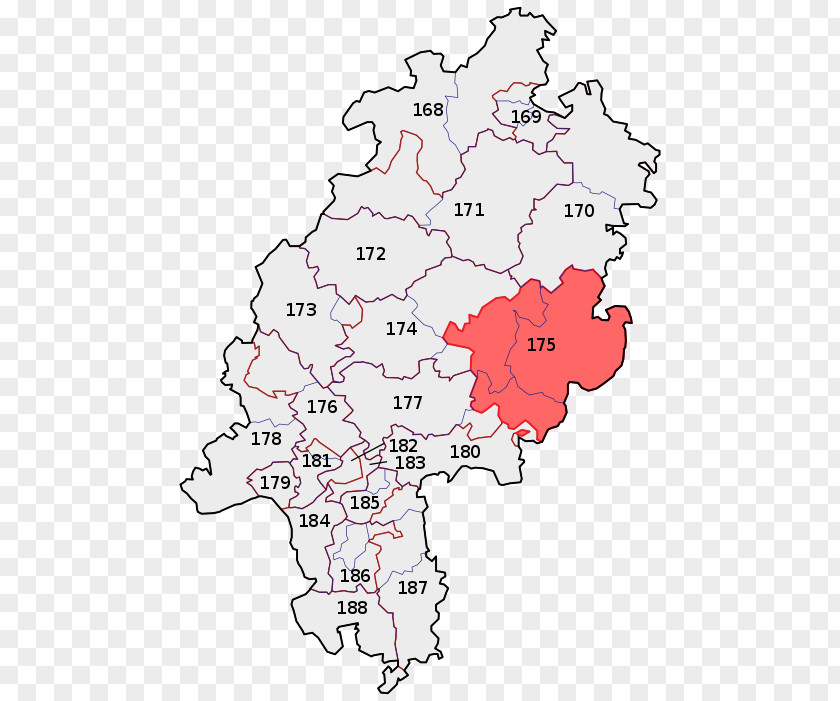 Constituency Of Fulda Electoral District Wahlkreis Groß-Gerau I Freiensteinau Election PNG