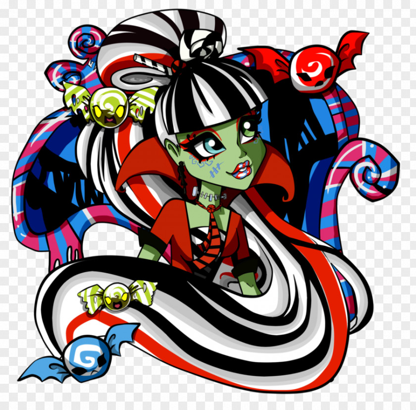 Frankie Monster High Stein Doll Toy Barbie PNG