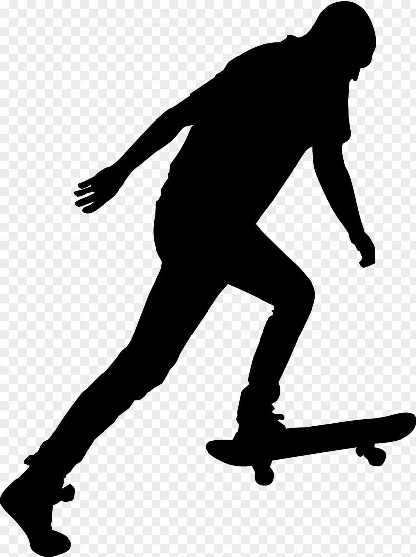 M Human Behavior Clip Art Skateboarding Black & White PNG