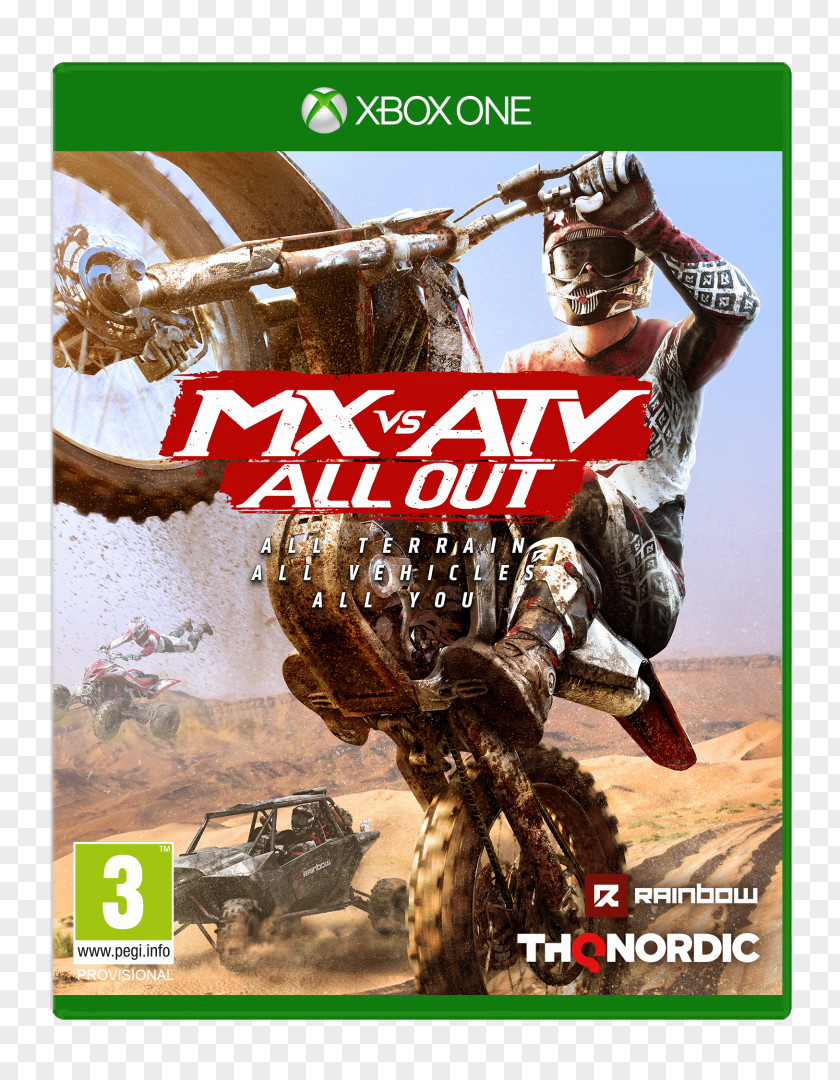 MX Vs. ATV Supercross Alive ATV: On The Edge Xbox One All Out PNG