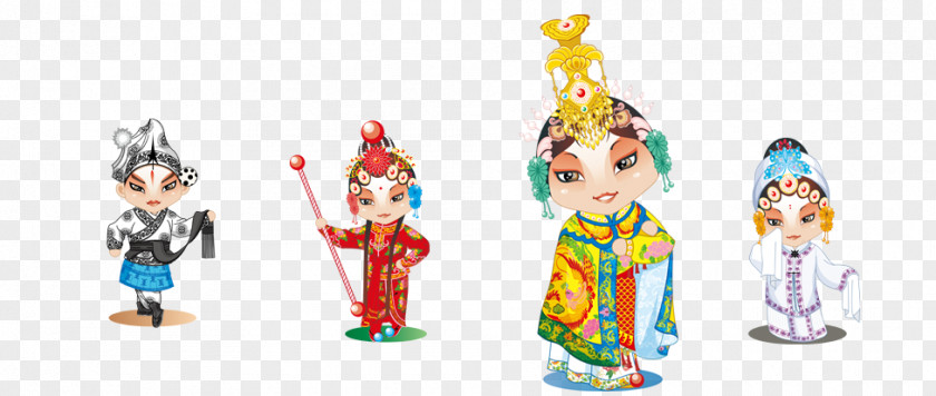 Opera Characters Chinese Peking Icon PNG