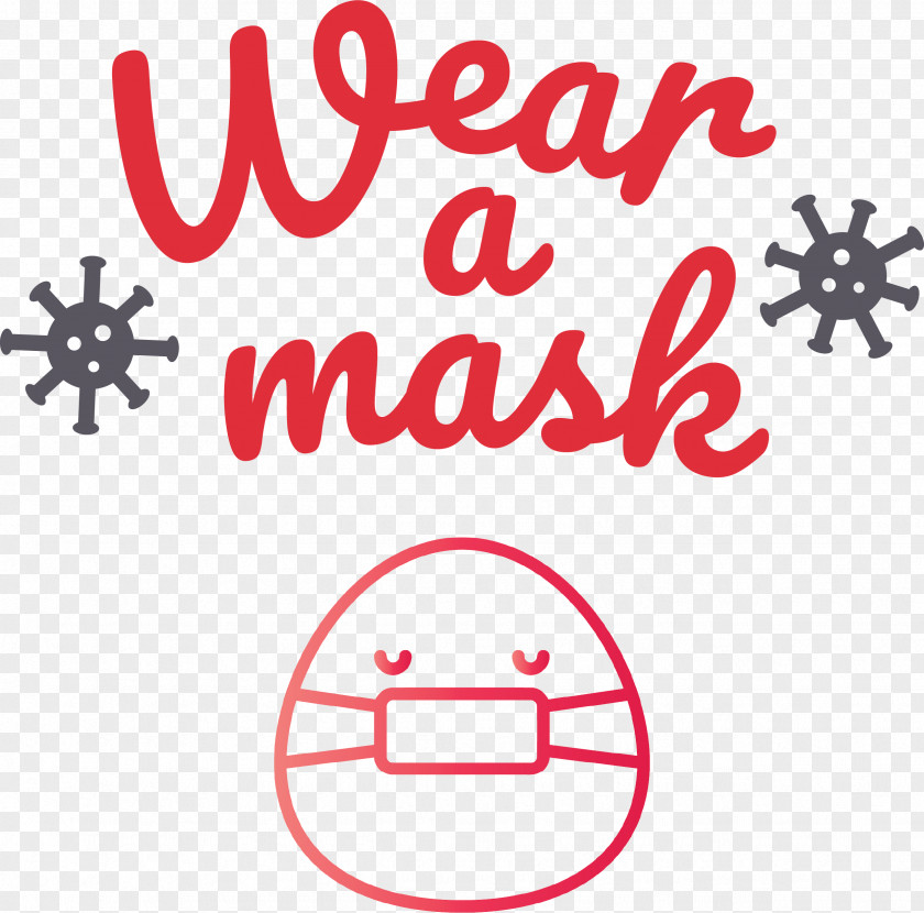 Wear A Mask Face PNG