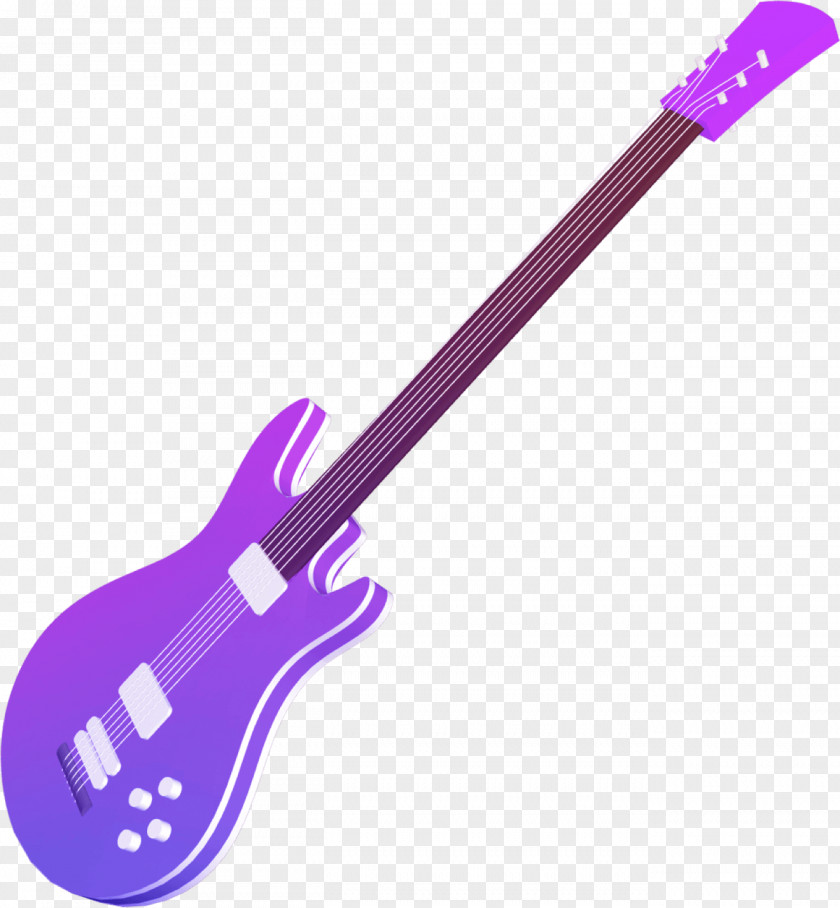 Bass Guitar 3D Computer Graphics Sketch PNG