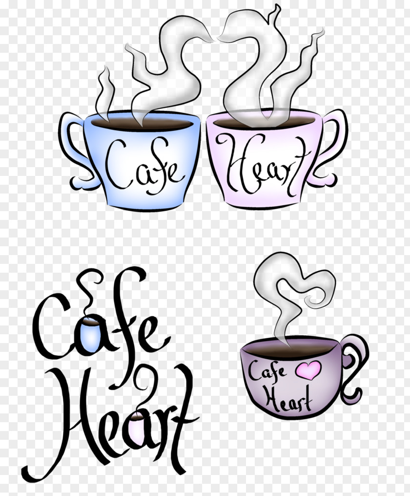 Design Coffee Cup Line Art Cartoon Clip PNG