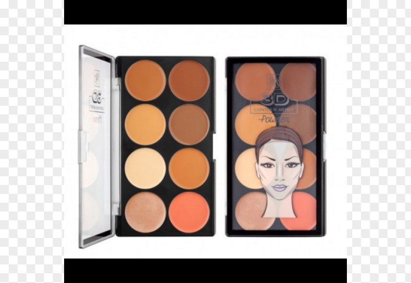 Kiss Palette Corretivo Make-up Eye Shadow PNG