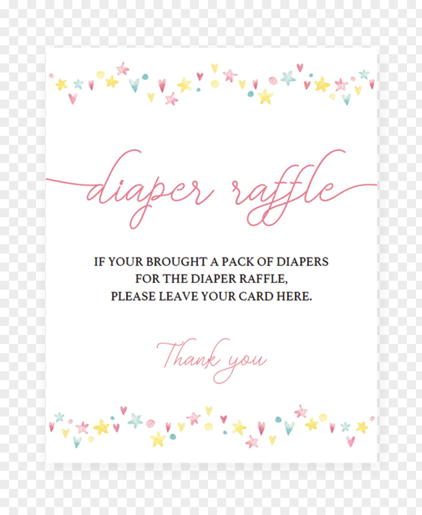 Raffle Ticket Diaper Baby Shower Infant PNG