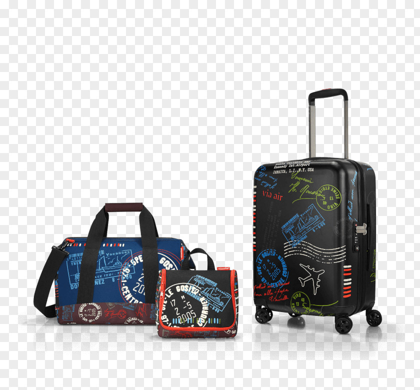 Travel Stamp Suitcase Baggage Trolley PNG