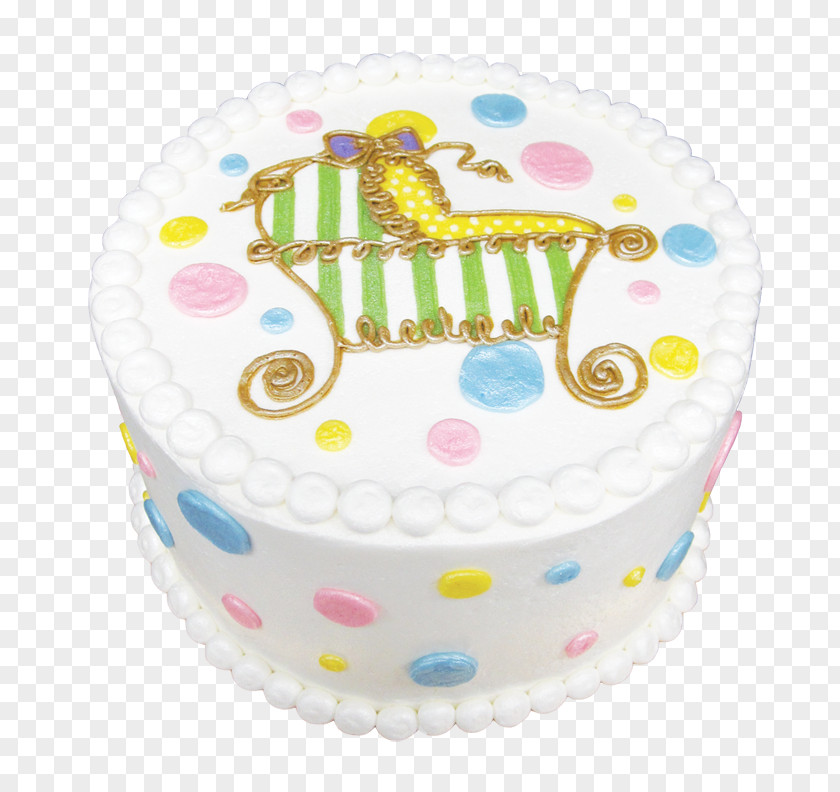 Cake Buttercream Baby Announcement Sugar Birthday Shower PNG