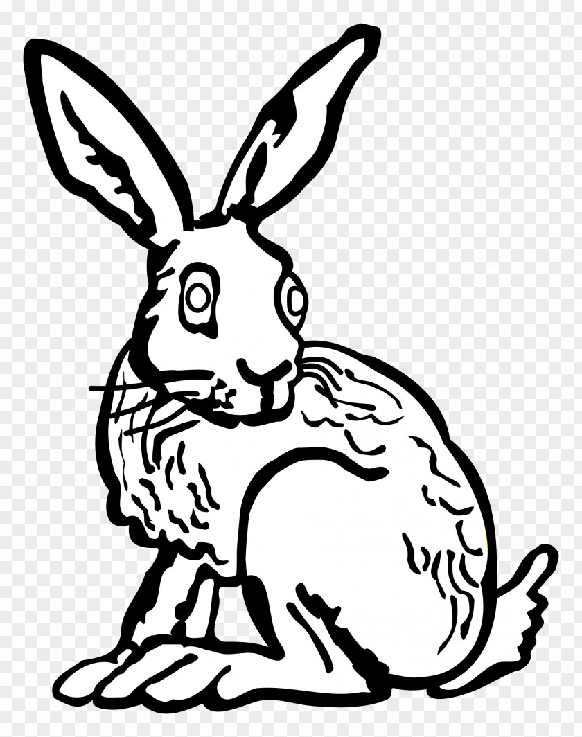 Goat Hare Easter Bunny Line Art Clip PNG