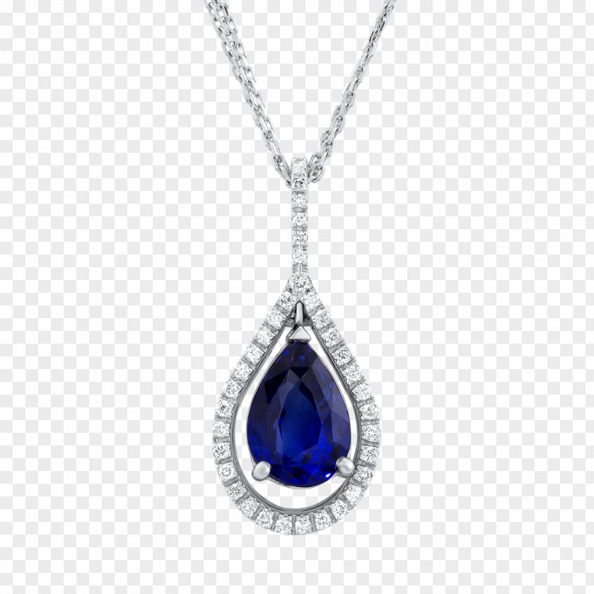 Sapphire Necklace Earring Charms & Pendants Birthstone PNG