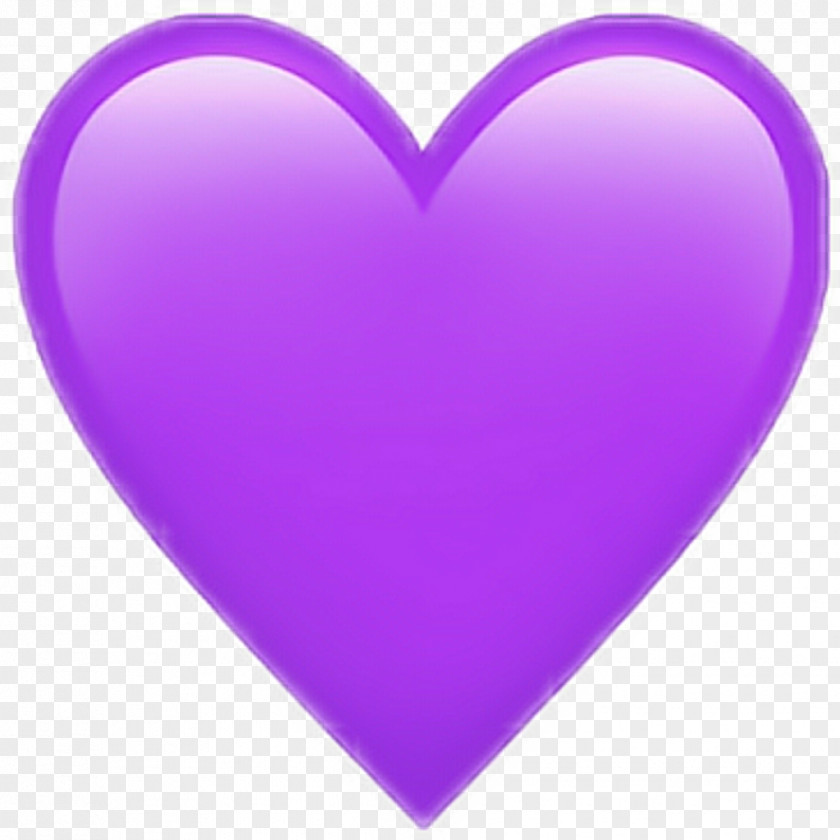 Violet Vector Purple Heart Emoji Sticker Love PNG