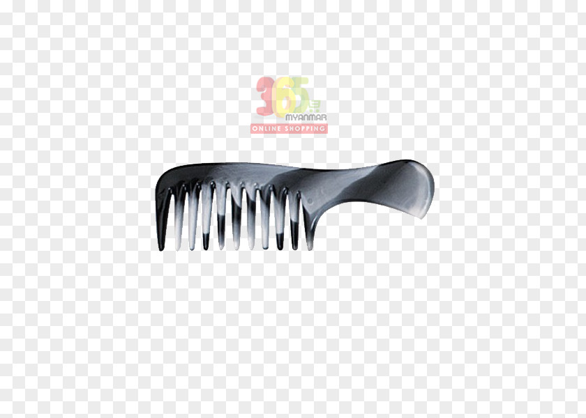 Afro Comb Brush Black Hair Grey PNG