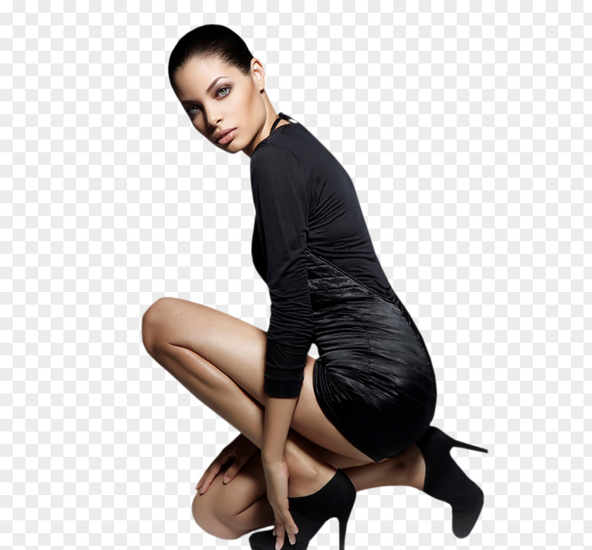 Black And White Woman PNG