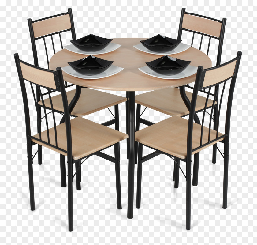 Dining Set Table With 4 Chairs Chair Room Matbord Furniture PNG