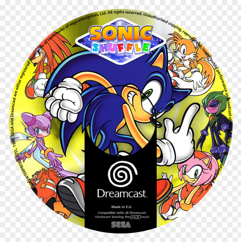 Dreamcast Sonic Shuffle Adventure The Hedgehog Wii Shenmue PNG